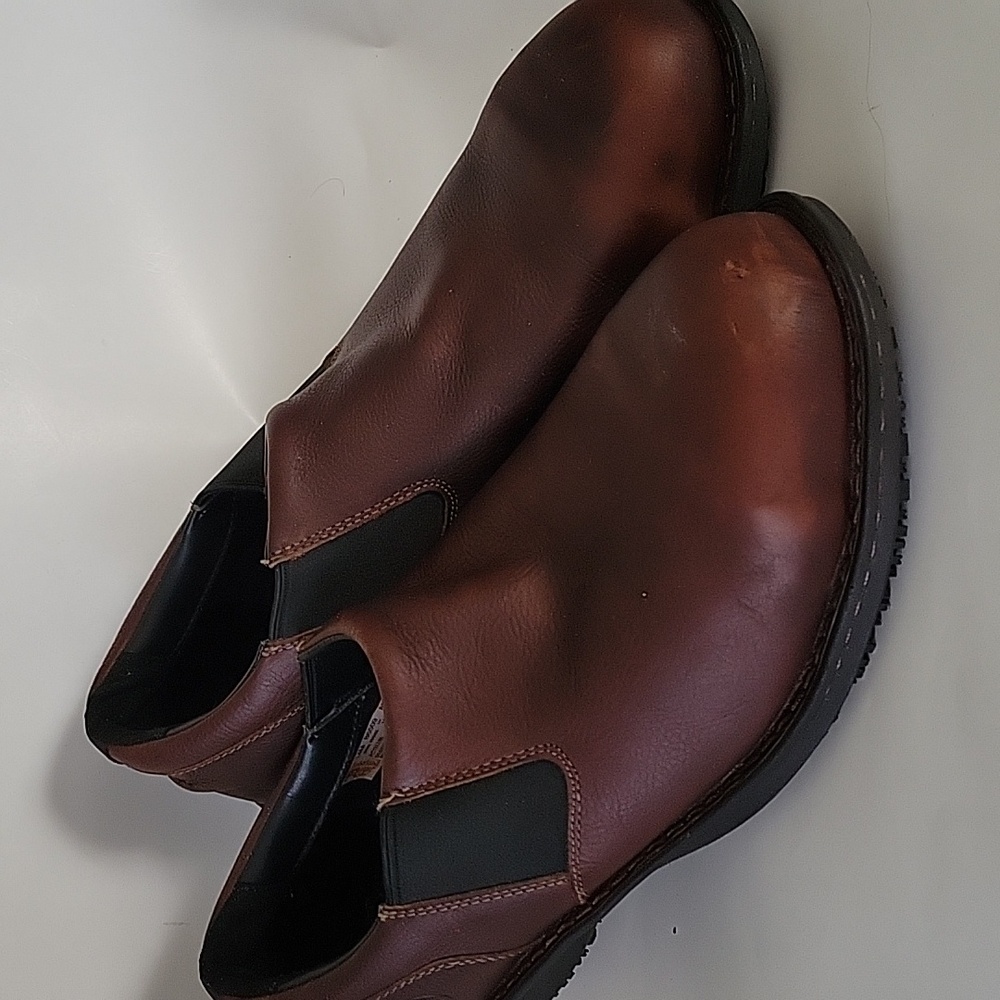 Timberland men's Pro Gladstone slip on steel toe slip resistant shoes sz 14